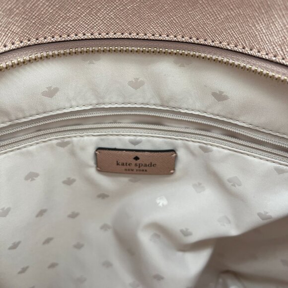 Kate Spade Glitter Tote – Rose Gold Champagne - Picture 9 of 10